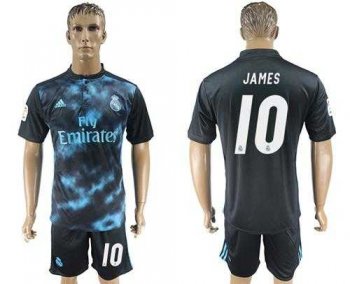 Real Madrid #10 James Away Soccer Club Jersey