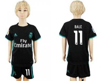 Real Madrid #11 Bale Away Kid Soccer Club Jersey