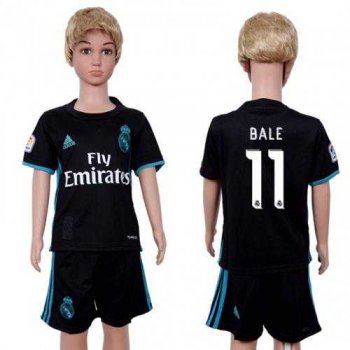 Real Madrid #11 Bale Away Kid Soccer Club Jersey