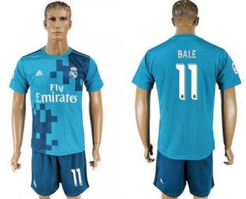 Real Madrid #11 Bale Sec Away Soccer Club Jersey