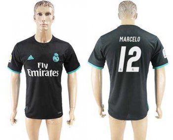 Real Madrid #12 Marcelo Away Soccer Club Jersey