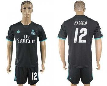 Real Madrid #12 Marcelo Away Soccer Club Jersey