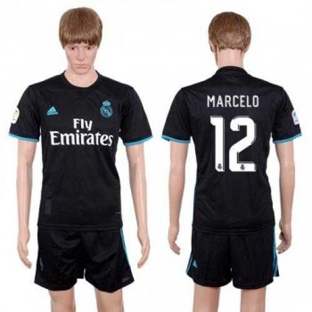 Real Madrid #12 Marcelo Away Soccer Club Jersey