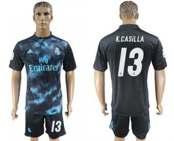 Real Madrid #13 K.Casilla Away Soccer Club Jersey