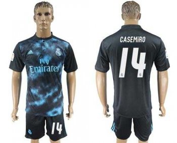 Real Madrid #14 Casemiro Away Soccer Club Jersey