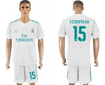 Real Madrid #15 F.Coentrao White Home Soccer Club Jersey