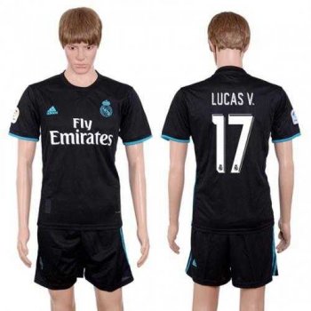 Real Madrid #17 Lucas V. Away Soccer Club Jersey