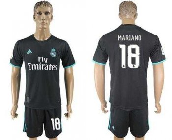 Real Madrid #18 Mariano Away Soccer Club Jersey