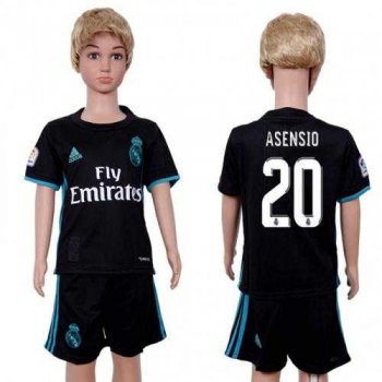 Real Madrid #20 Asensio Away Kid Soccer Club Jersey