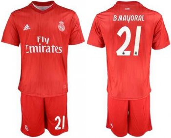 Real Madrid #21 B.Mayoral Third Soccer Club Jersey