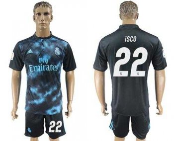 Real Madrid #22 Isco Away Soccer Club Jersey