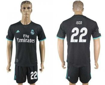 Real Madrid #22 Isco Away Soccer Club Jersey