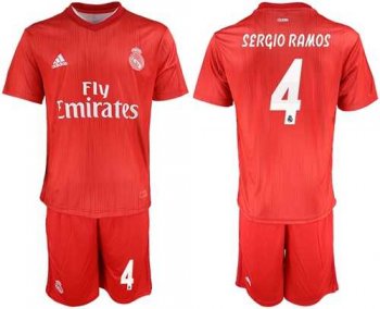 Real Madrid #4 Sergio Ramos Third Soccer Club Jersey