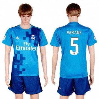 Real Madrid #5 Varane Away Soccer Club Jersey