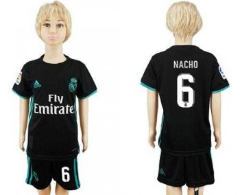 Real Madrid #6 Nacho Away Kid Soccer Club Jersey