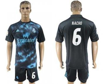 Real Madrid #6 Nacho Away Soccer Club Jersey