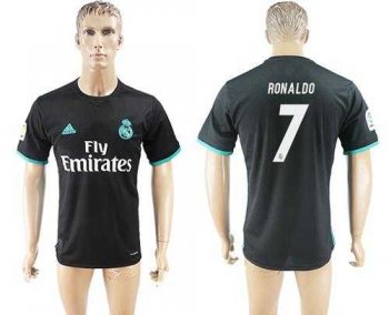 Real Madrid #7 Ronaldo Away Soccer Club Jersey