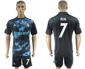 Real Madrid #7 Rual Away Soccer Club Jersey