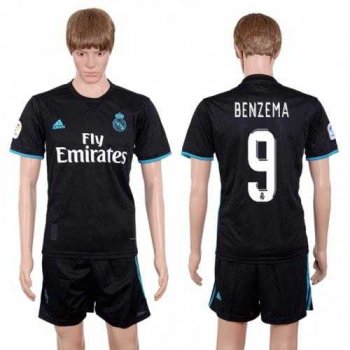 Real Madrid #9 Benzema Away Soccer Club Jersey