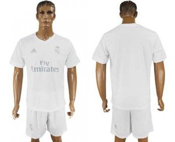 Real Madrid Blank Marine Environmental Protection Home Soccer Club Jersey