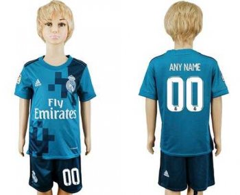 Real Madrid Personalized Sec Away Kid Soccer Club Jersey