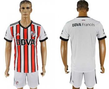 River Plate Blank Sec Away Soccer Club Jersey