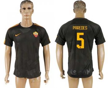 Roma #5 Paredes Sec Away Soccer Club Jersey