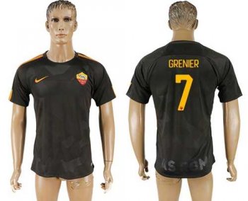 Roma #7 Grenier Sec Away Soccer Club Jersey