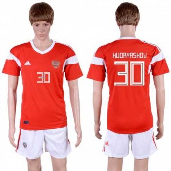 Russia #30 Kudryashov Home Soccer Country Jersey