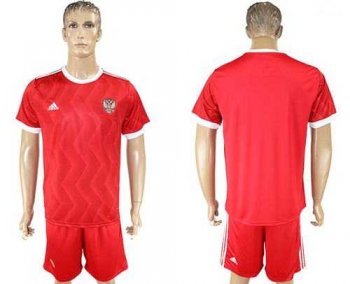 Russia Blank Federation Cup Home Soccer Country Jersey