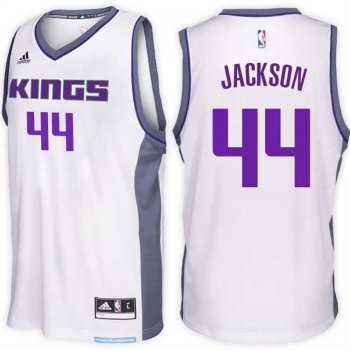 Sacramento Kings #44 Justin Jackson Home White New Swingman Stitched NBA Jersey