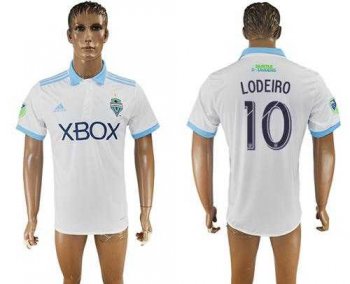 Seattle Sounders #10 Lodeiro Away Soccer Club Jersey