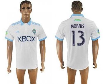 Seattle Sounders #13 Morris Away Soccer Club Jersey