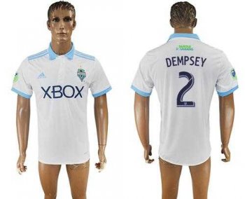 Seattle Sounders #2 Dempsey Away Soccer Club Jersey