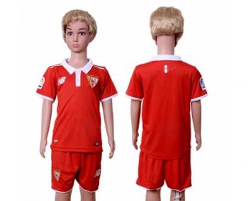 Sevilla Blank Away Kid Soccer Club Jersey