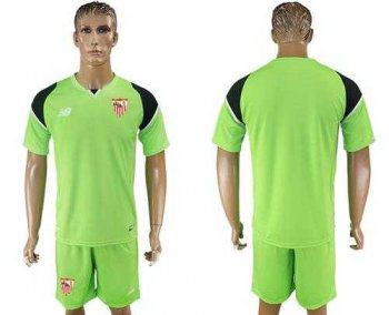 Sevilla Blank Green Goalkeeper Soccer Club Jersey