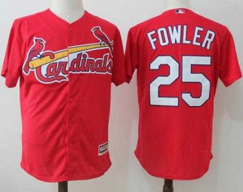 St.Louis Cardinals #25 Dexter Fowler Red New Cool Base Stitched MLB Jersey