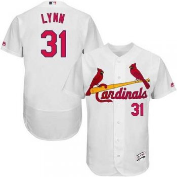 St.Louis Cardinals #31 Lance Lynn White Flexbase Authentic Collection Stitched MLB Jersey