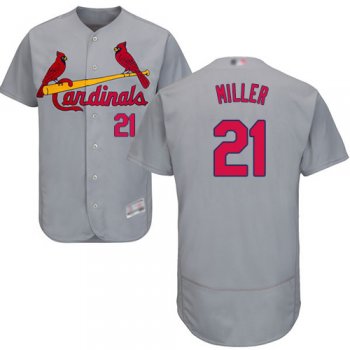 Cardinals #21 Andrew Miller Grey Flexbase Authentic Collection Stitched Baseball Jersey