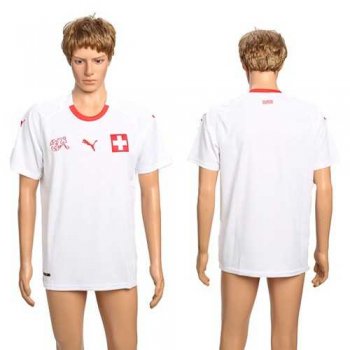 Switzerland Blank Away Soccer Country Jersey