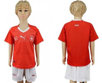 Switzerland Blank Kid Soccer Country Jersey