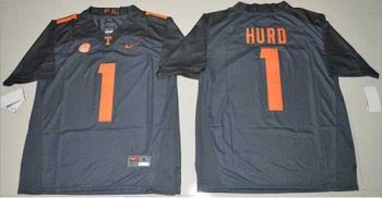 Tennessee Volunteers #1 Jalen Hurd Grey Limited Stitched NCAA Jersey