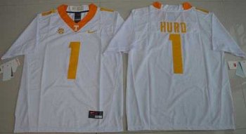 Tennessee Volunteers #1 Jalen Hurd White Limited Stitched NCAA Jersey