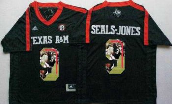 Texas A&M Aggies #9 Ricky Seals-Jones Black Player Fashion Stitched NCAA Jersey