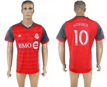 Toronto FC #10 Giovinco Home Soccer Club Jersey