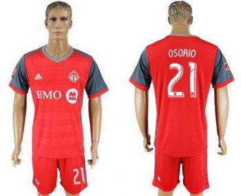 Toronto FC #21 Osorio Home Soccer Club Jersey