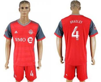 Toronto FC #4 Bradley Home Soccer Club Jersey