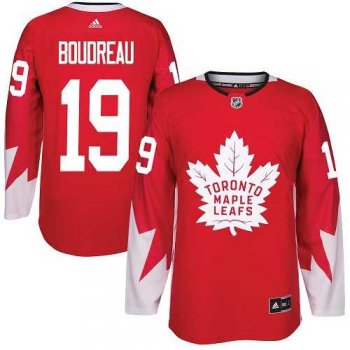 Toronto Maple Leafs #19 Bruce Boudreau Red Alternate Stitched NHL Jersey