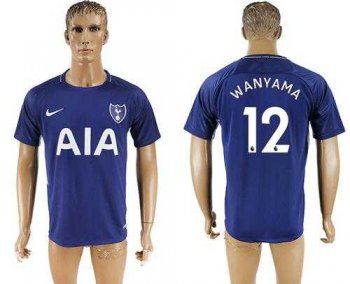 Tottenham Hotspur #12 Wanyama Away Soccer Club Jersey