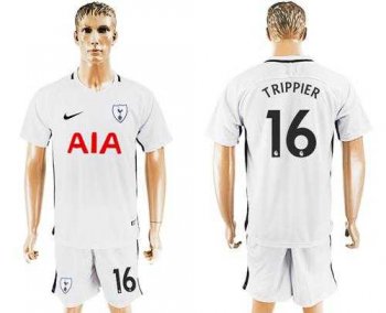 Tottenham Hotspur #16 Trippier White Home Soccer Club Jersey